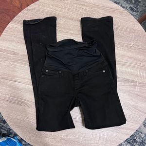Gap maternity black bootcut jeans